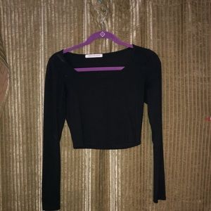 Foreign Exchange black crop top